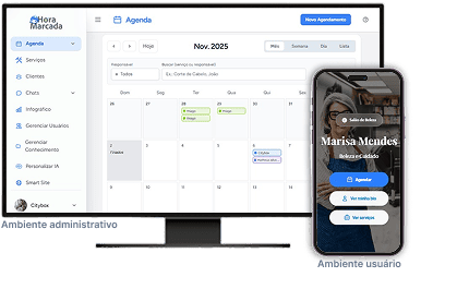 Interface Hora Marcada